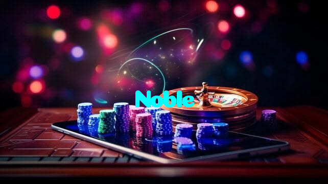 Noble casino presented on mobile device in Pakistan with slots and live games